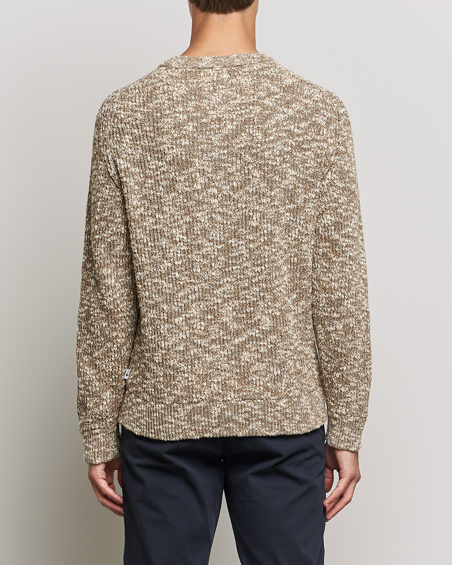 Herre | Gensere | NN07 | Jesse Cotton Knitted Sweater Pyramid Melange