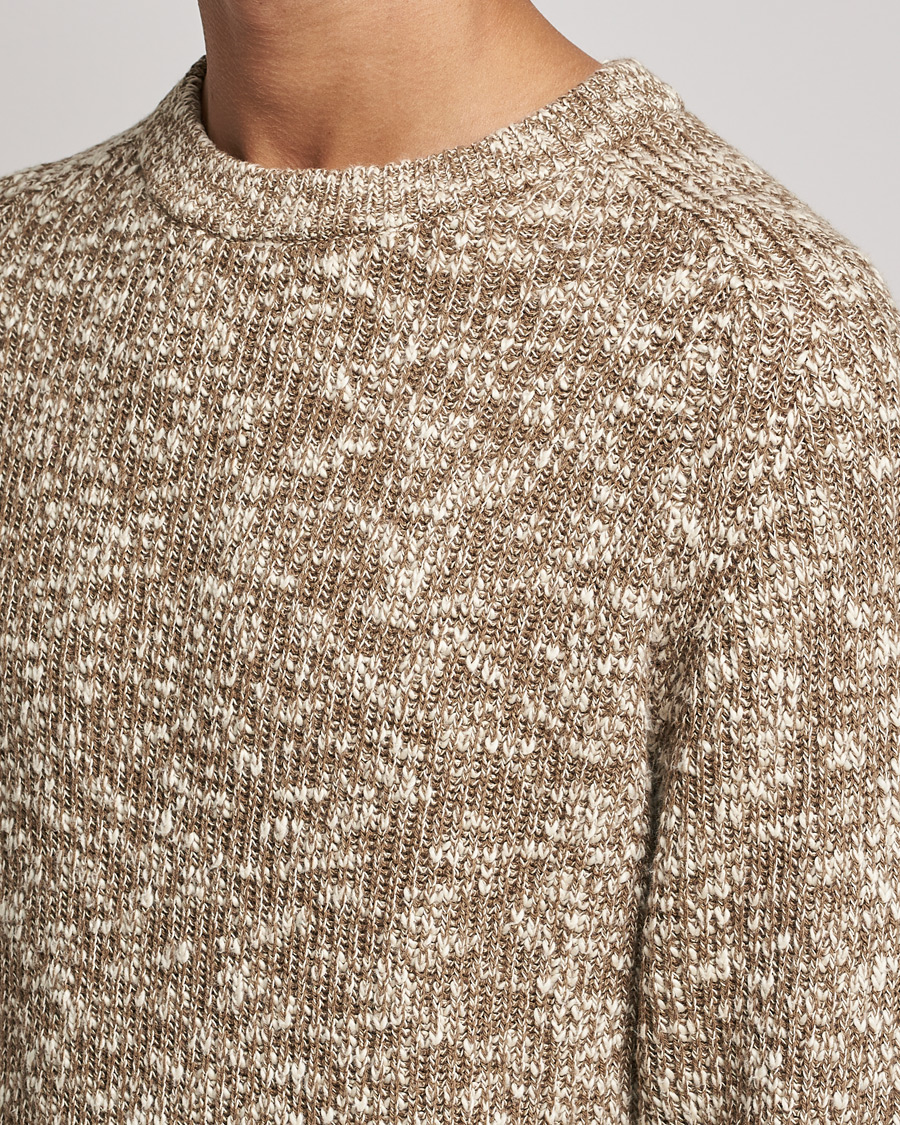 Herre | Gensere | NN07 | Jesse Cotton Knitted Sweater Pyramid Melange