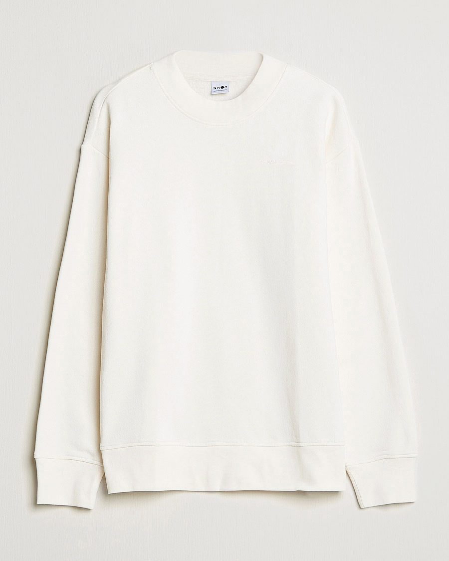 Herre | Gensere | NN07 | Briggs Mock Neck Sweater Ecru