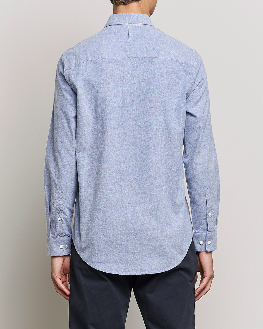 Herre | Skjorter | NN07 | Arne Brushed Striped Shirt Light Blue
