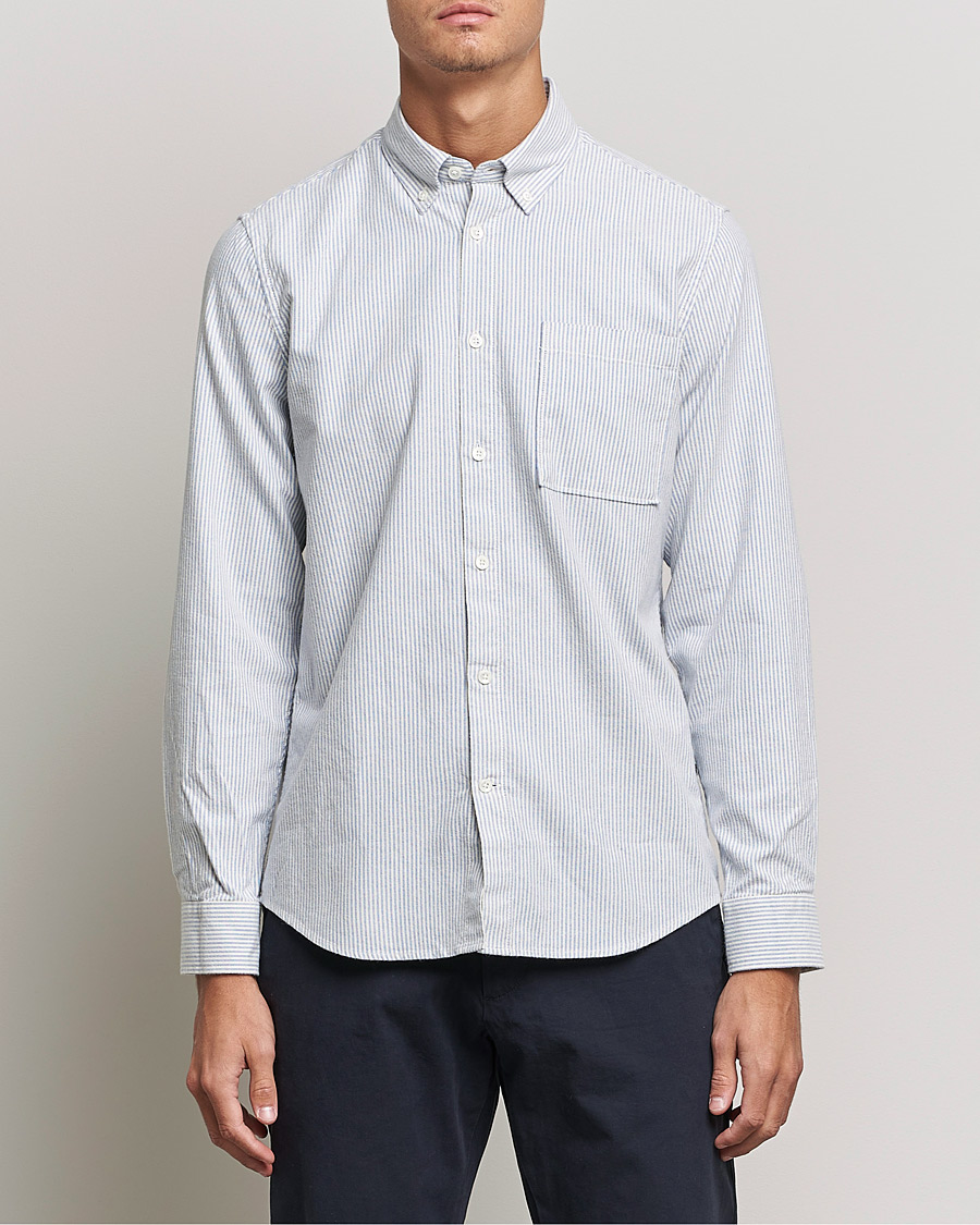 Herre | Skjorter | NN07 | Arne Oxford Shirt Blue/White