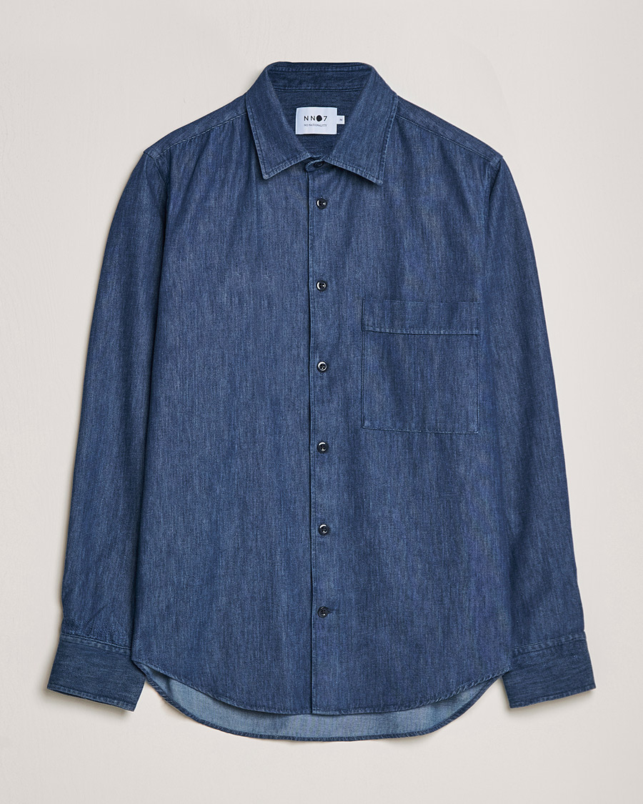 Herre | Skjorter | NN07 | Tue Denim Shirt Navy
