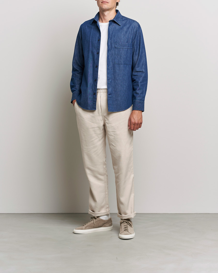 Herre | Skjorter | NN07 | Tue Denim Shirt Navy