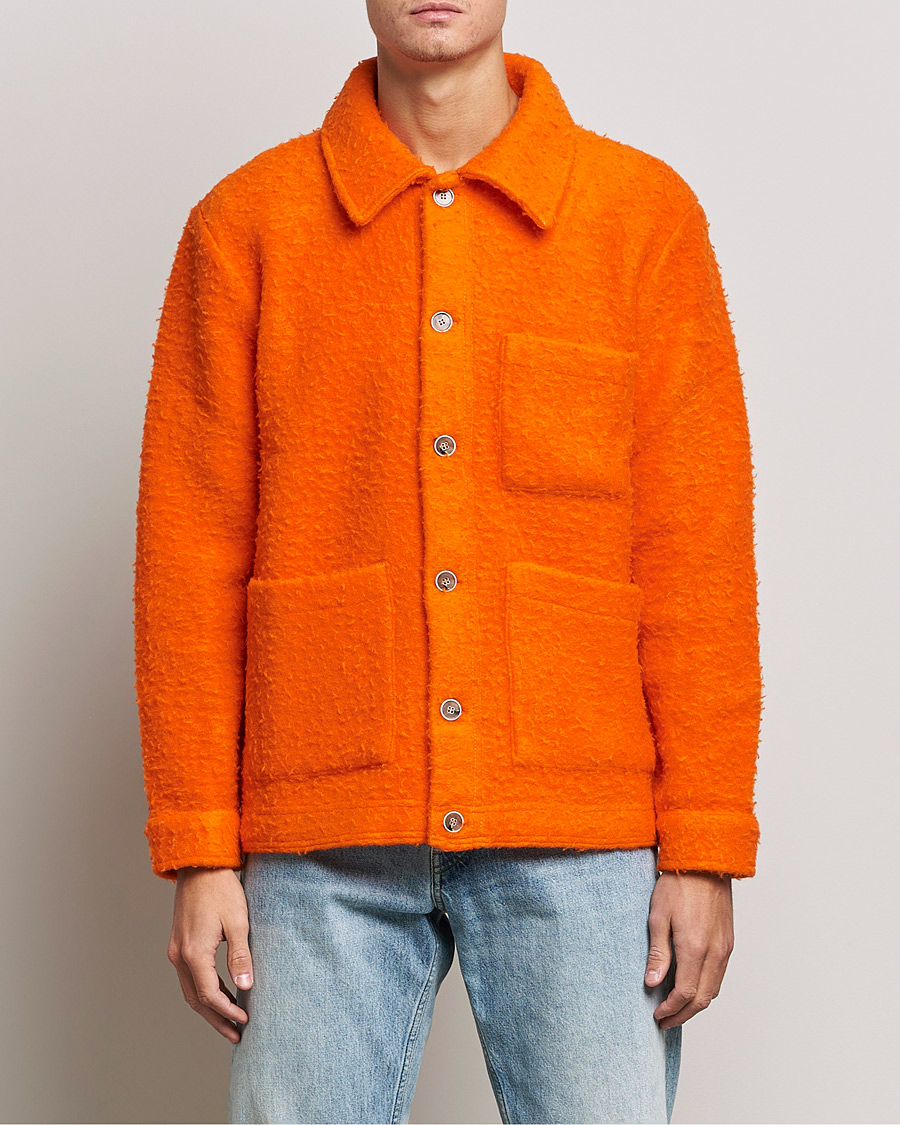 Herre | Gensere | NN07 | Olav Fleece Jacket Bright Orange