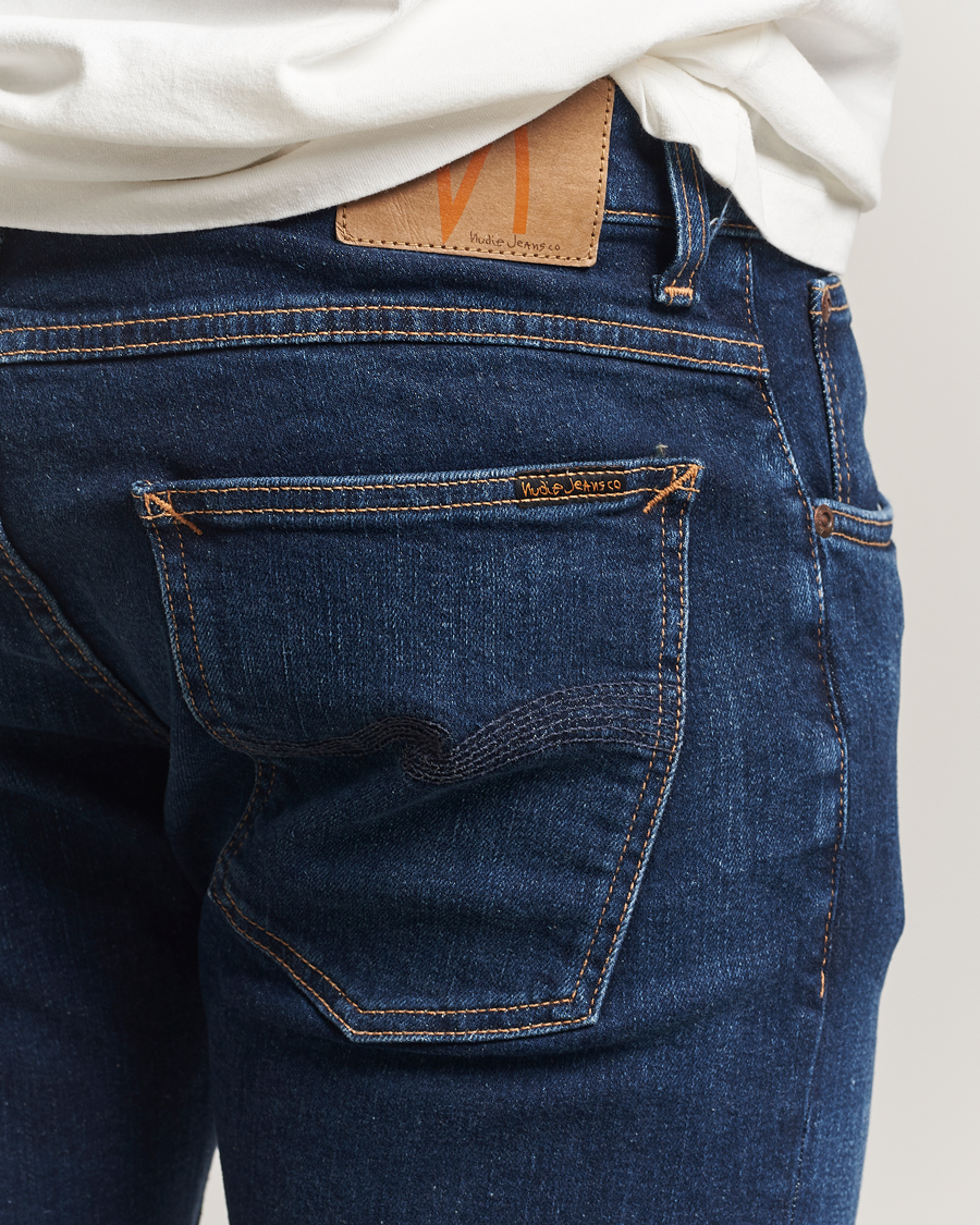 Herre | Jeans | Nudie Jeans | Tight Terry Jeans Dark Steel