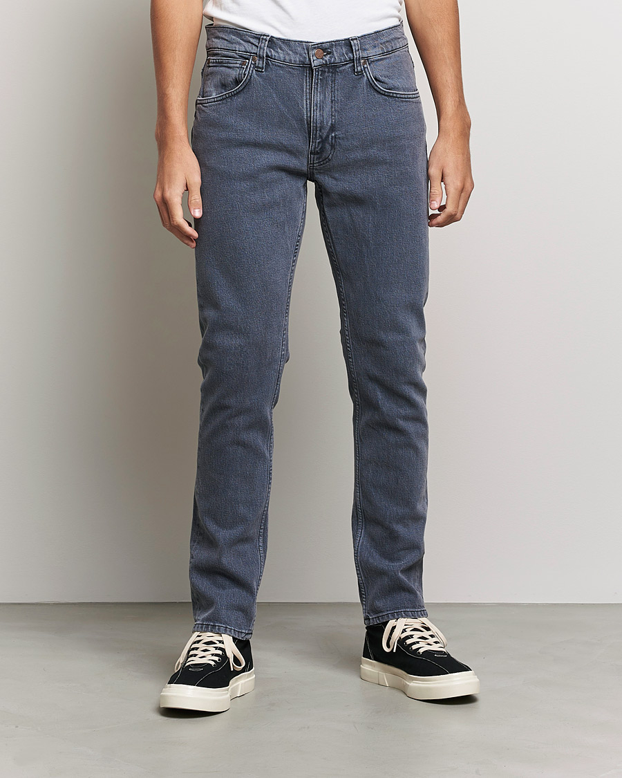 Herre | Jeans | Nudie Jeans | Lean Dean Organic Jeans Grey Ash