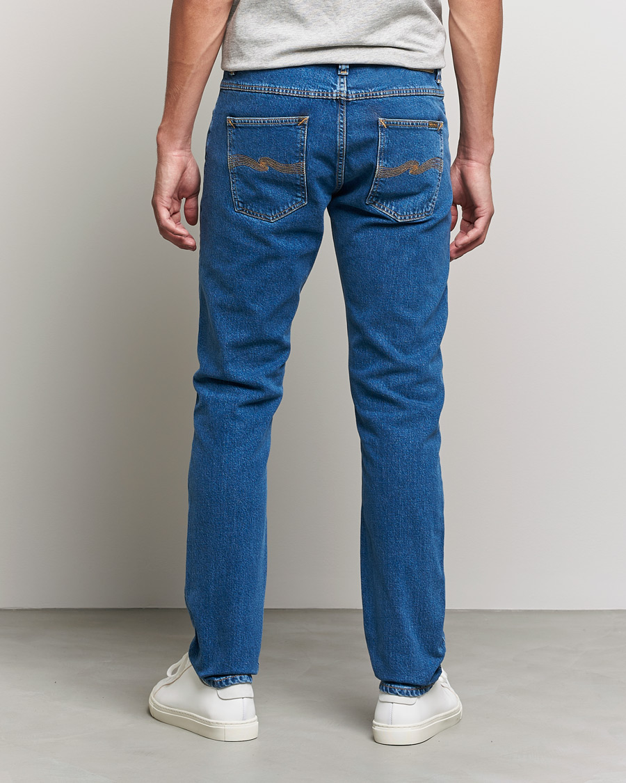Herre | Jeans | Nudie Jeans | Lean Dean Organic Jeans Plain Stone Blue
