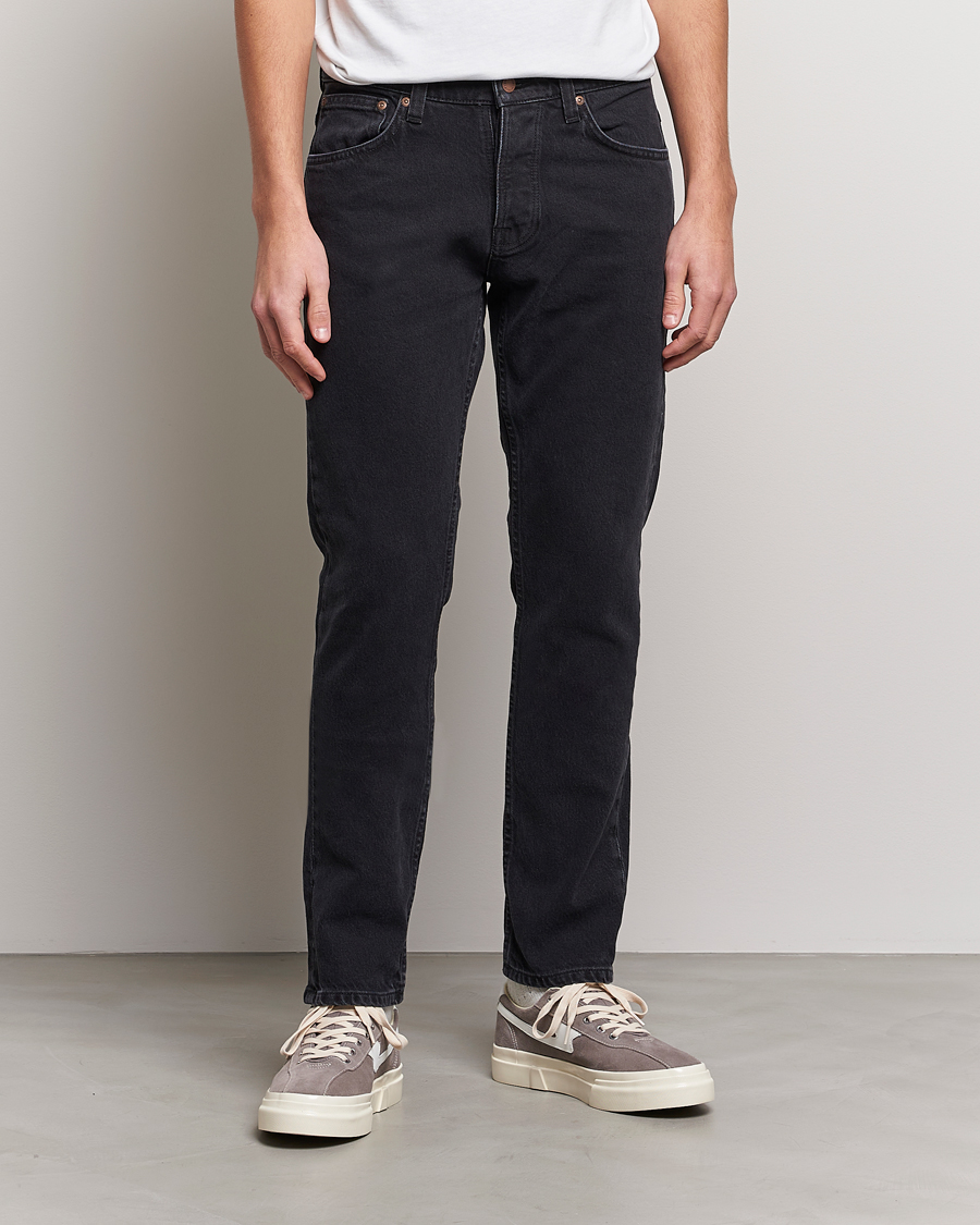 Herre | Jeans | Nudie Jeans | Grim Tim Organic Jeans Almost Black