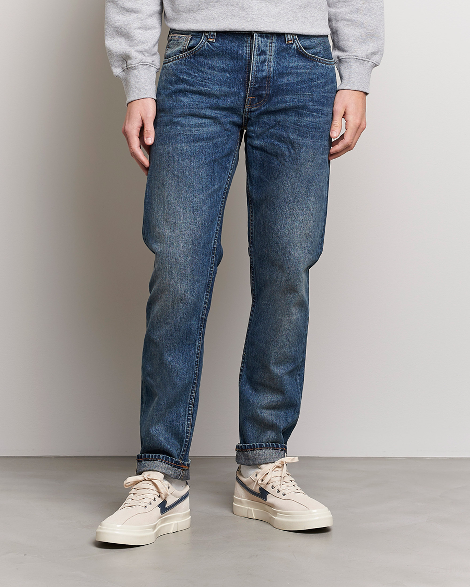 Herre | Jeans | Nudie Jeans | Steady Eddie II Organic Jeans Stormy Selvage