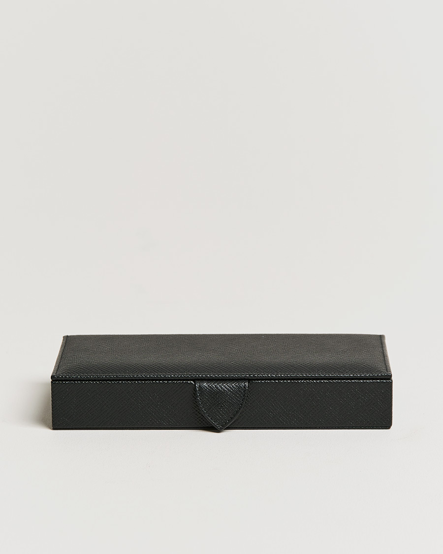 Herre |  | Smythson | Panama Cufflink Box Black