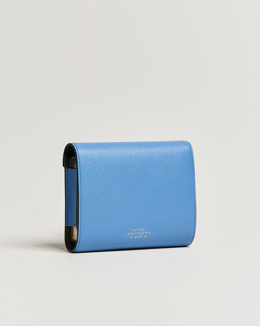 Herre | Smythson Double Playing Case Nile Blue | Smythson | Double Playing Case Nile Blue