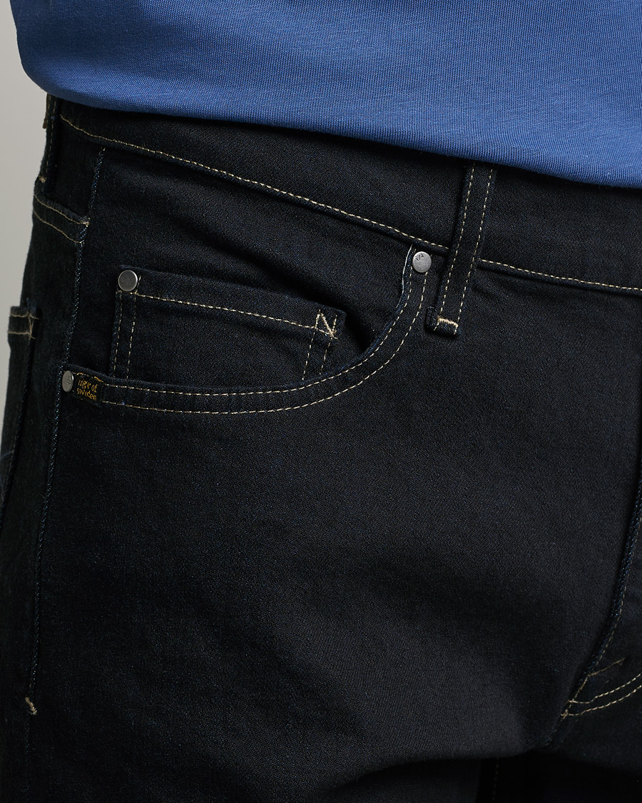 Herre | Jeans | Tiger of Sweden | Pistolero Stretch Cotton Jeans Black Blue