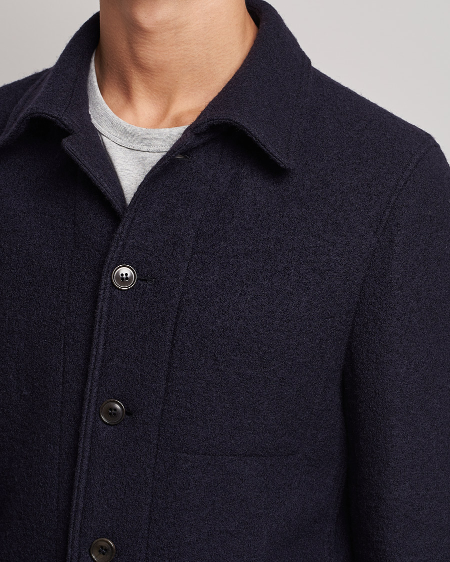 Herre | Dressjakker | Tiger of Sweden | Gio Knitted Wool Blazer Light Ink