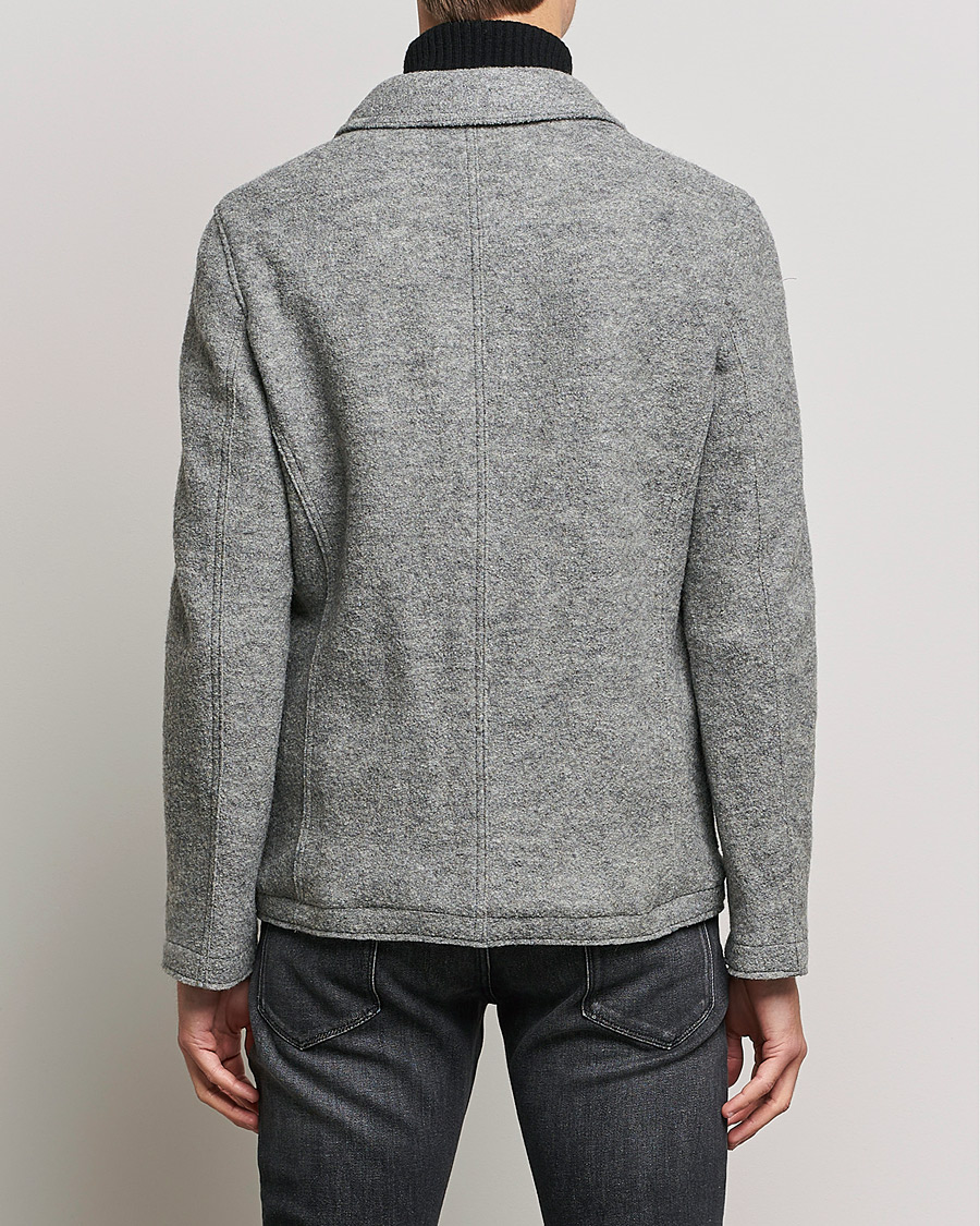 Herre | Dressjakker | Tiger of Sweden | Gio Knitted Wool Blazer Light Grey