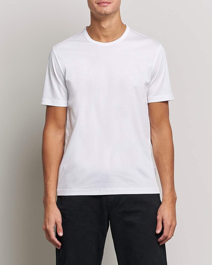 Herre |  | Tiger of Sweden | Olaf Mercerized Cotton Tee Pure White
