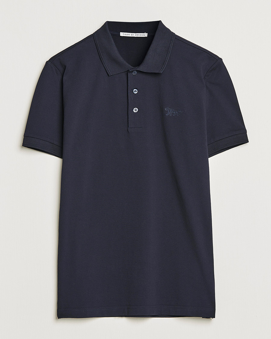 Herre | Gensere | Tiger of Sweden | Darios Long Sleeve Piqué Light Ink
