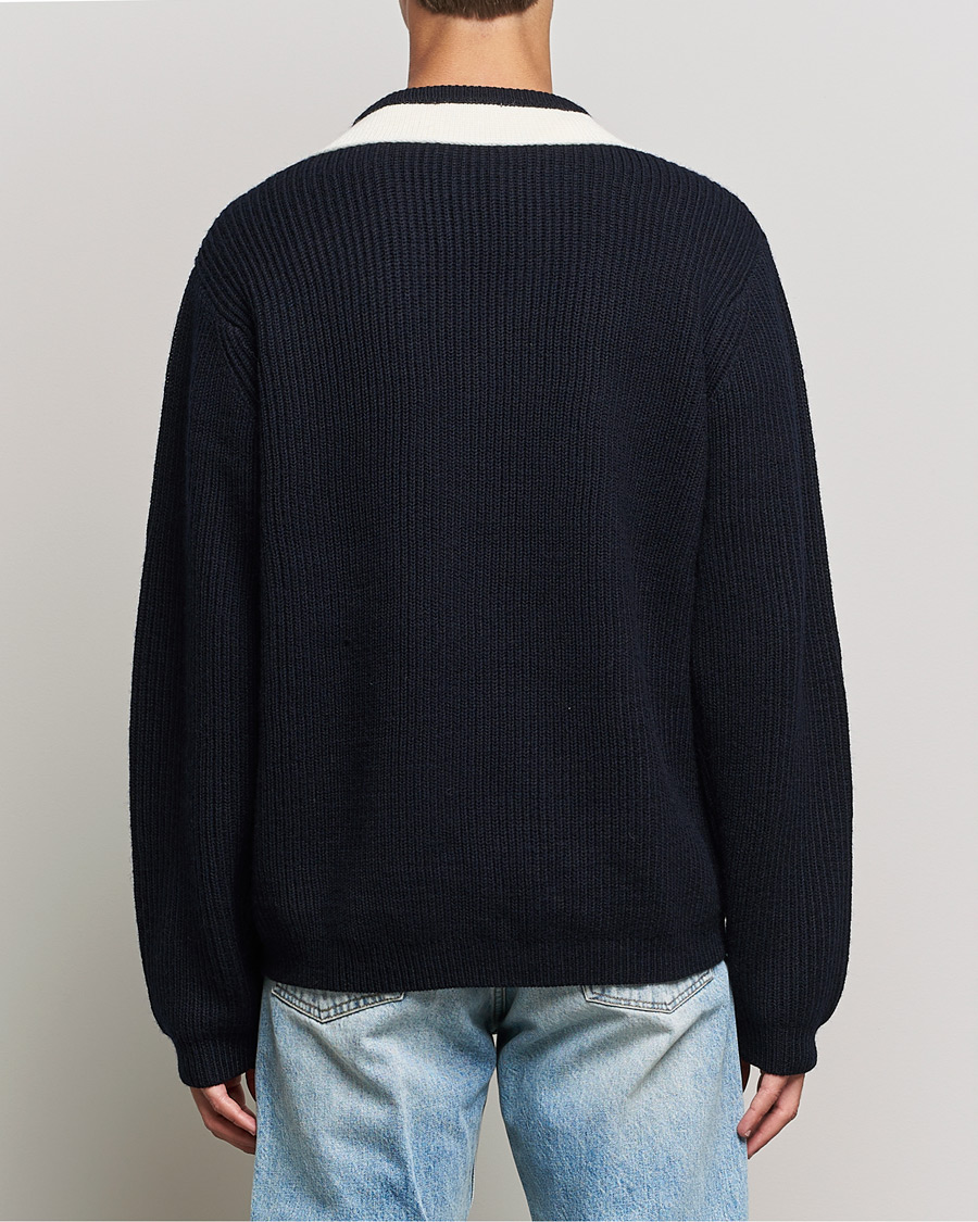 Herre | Gensere | Tiger of Sweden | Puck Wool Sweater Light Ink