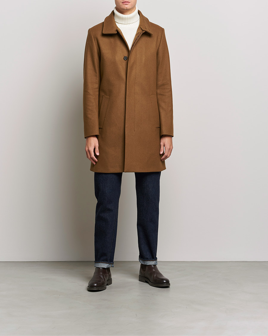 Herre | Jakker | Tiger of Sweden | Aleric Wool Coat Toasted Coconut