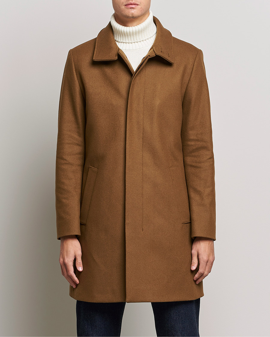 Herre | Jakker | Tiger of Sweden | Aleric Wool Coat Toasted Coconut
