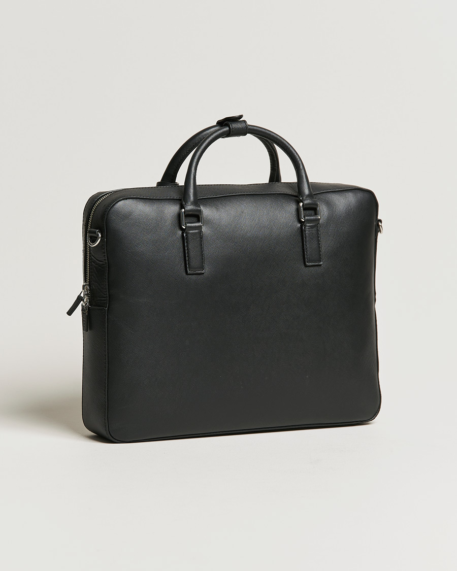 Herre | Tiger of Sweden Bowe Leather Briefcase Black | Tiger of Sweden | Bowe Leather Briefcase Black