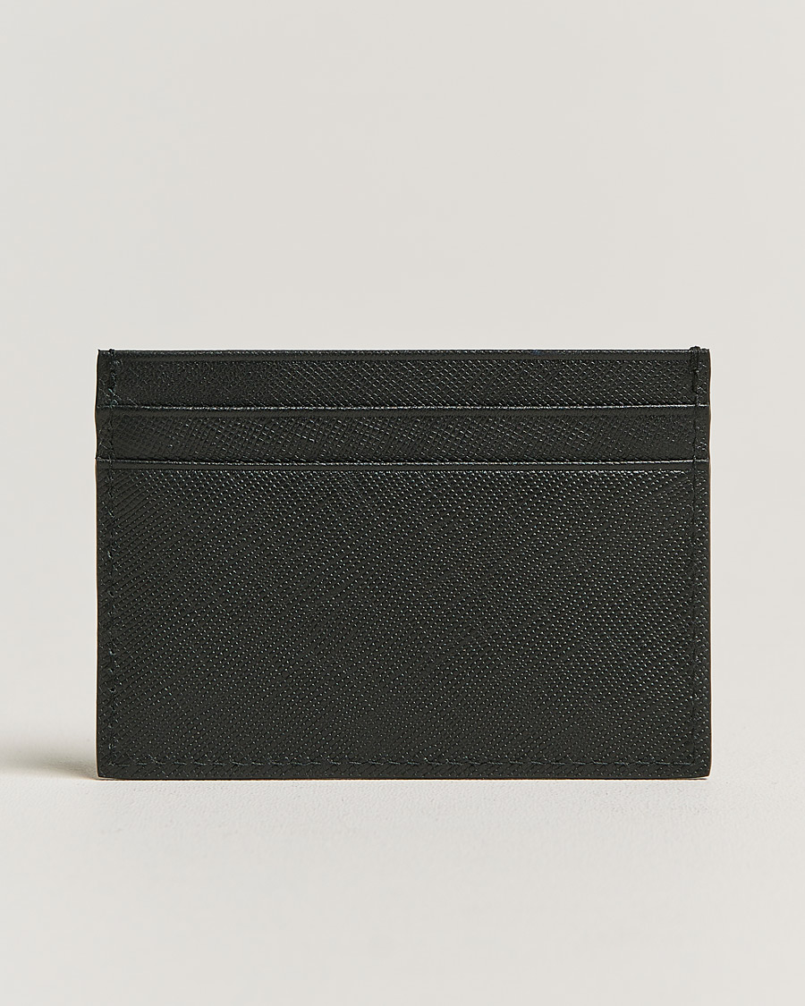 Herre | Tiger of Sweden Wharf Leather Card Holder Black | Tiger of Sweden | Wharf Leather Card Holder Black