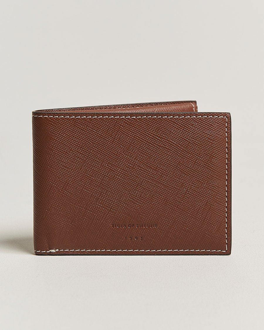 Herre | Tiger of Sweden Wivalius Leather Card Holder Light Brown | Tiger of Sweden | Wivalius Leather Card Holder Light Brown