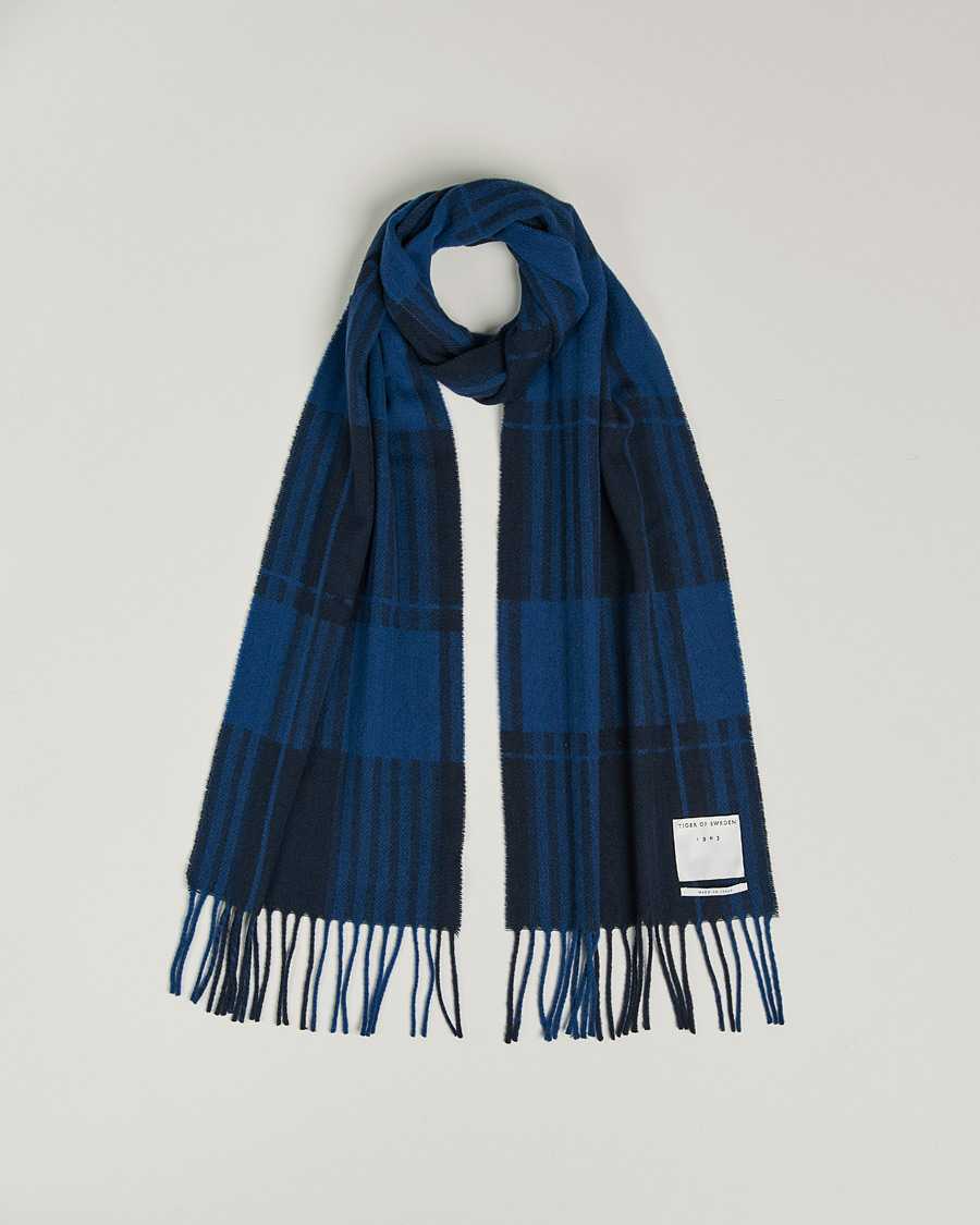 Herre | Tiger of Sweden Sylanc Wool Scarf Dusty Blue | Tiger of Sweden | Sylanc Wool Scarf Dusty Blue
