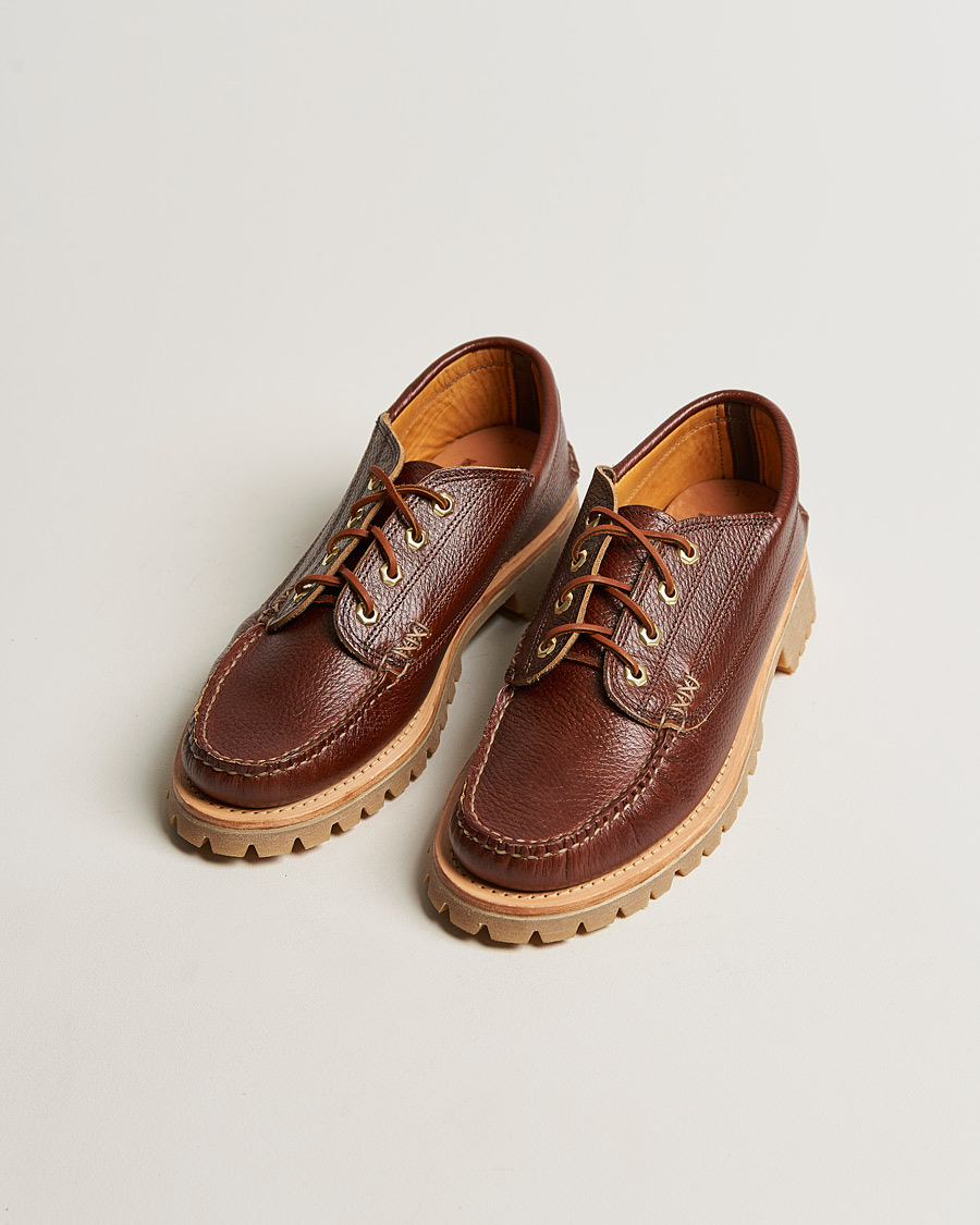 Herre |  | Yuketen | Angler Moc Shoe Dark Brown Grain Calf