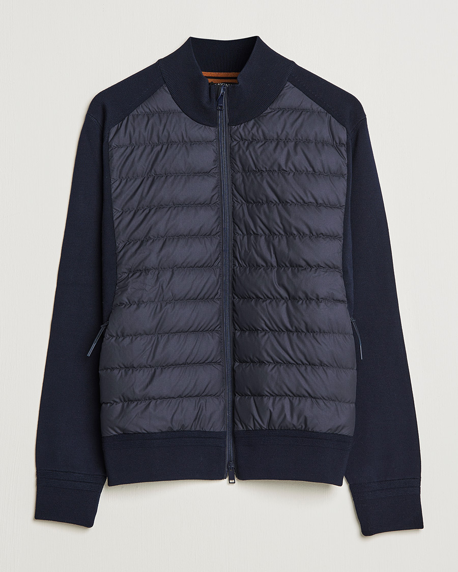 Herre | Jakker | Zegna | Padded Hybrid Jacket Navy