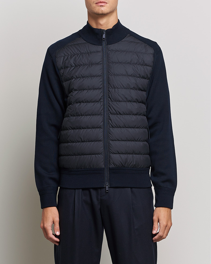 Herre | Jakker | Zegna | Padded Hybrid Jacket Navy
