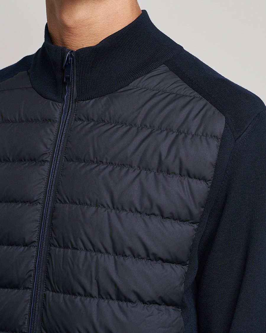 Herre | Jakker | Zegna | Padded Hybrid Jacket Navy