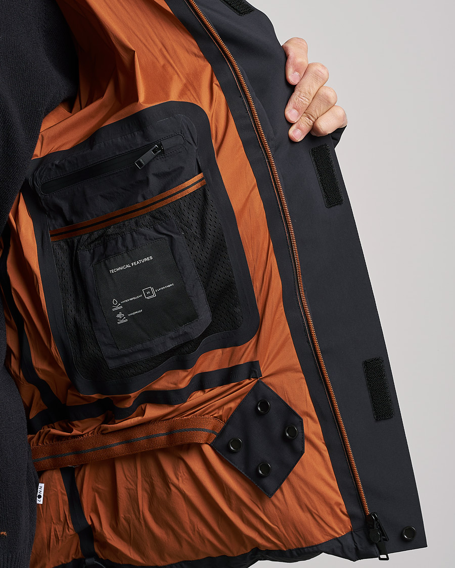 Herre | Jakker | Zegna | Laminated Down Jacket Black
