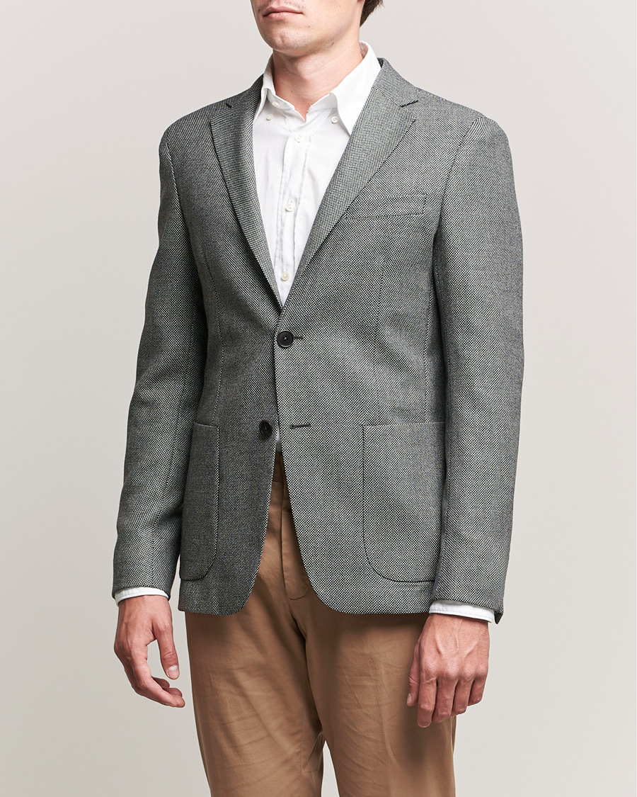 Herre | Dressjakker | Zegna | Unconstructed Wool Blazer Light Grey
