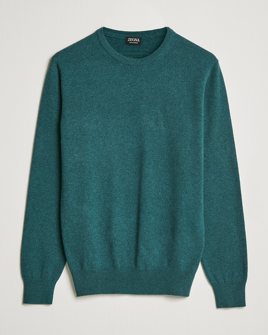 Herre | Gensere | Zegna | Oasi Cashmere Crew Neck Teal