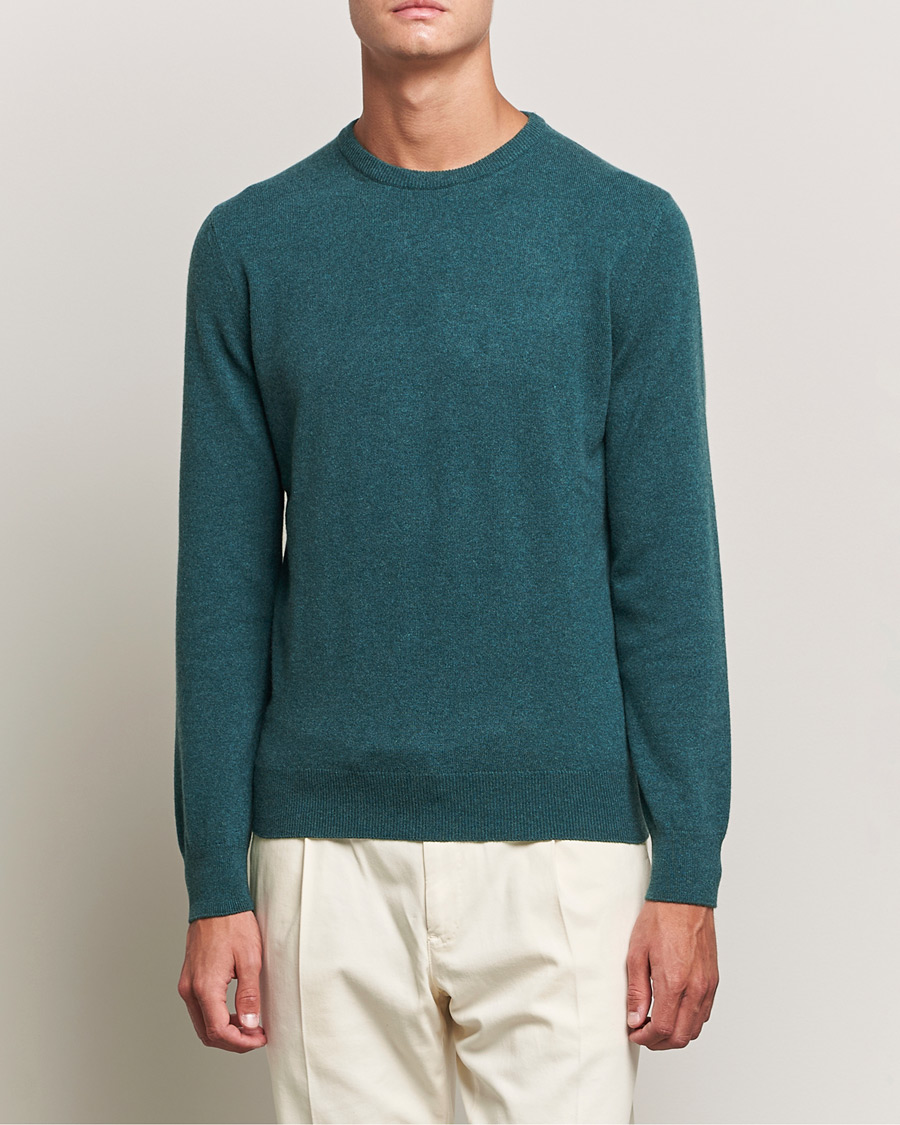 Herre | Gensere | Zegna | Oasi Cashmere Crew Neck Teal
