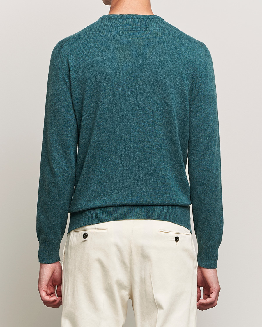 Herre | Gensere | Zegna | Oasi Cashmere Crew Neck Teal