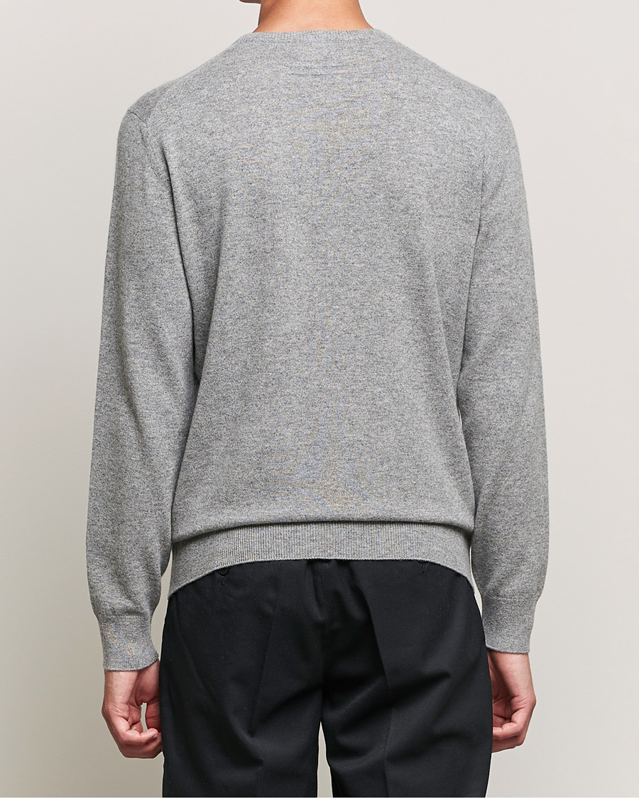 Herre | Gensere | Zegna | Oasi Cashmere Crew Neck Grey Melange