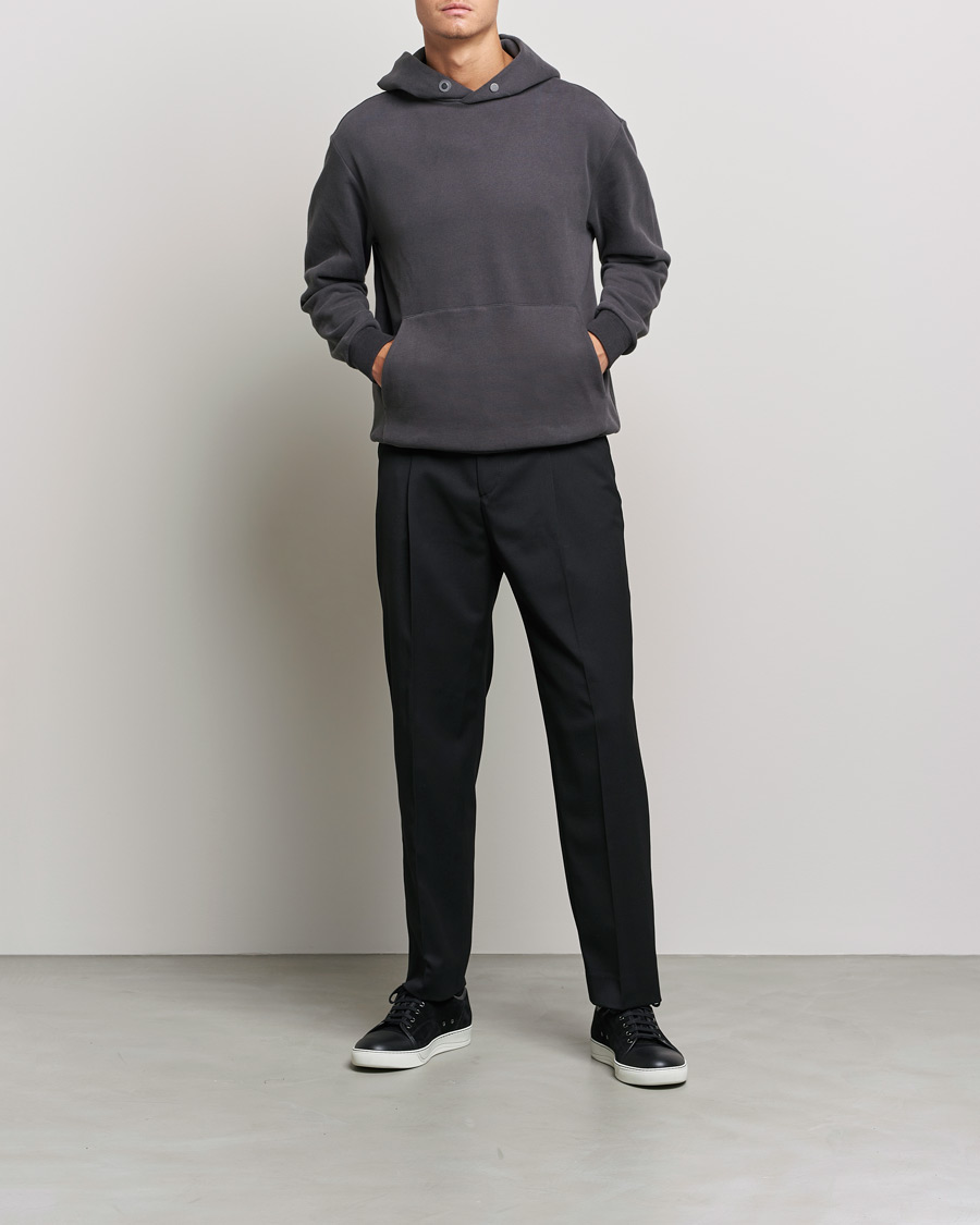 Herre | Gensere | Zegna | Cotton/Cashmere Hoodie Heather Grey