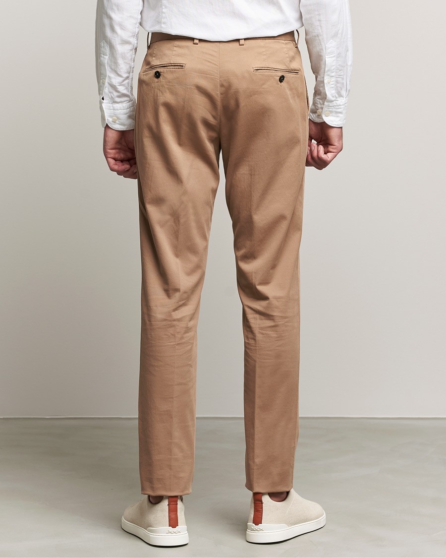 Herre | Bukser | Zegna | Premium Cotton Chinos Beige