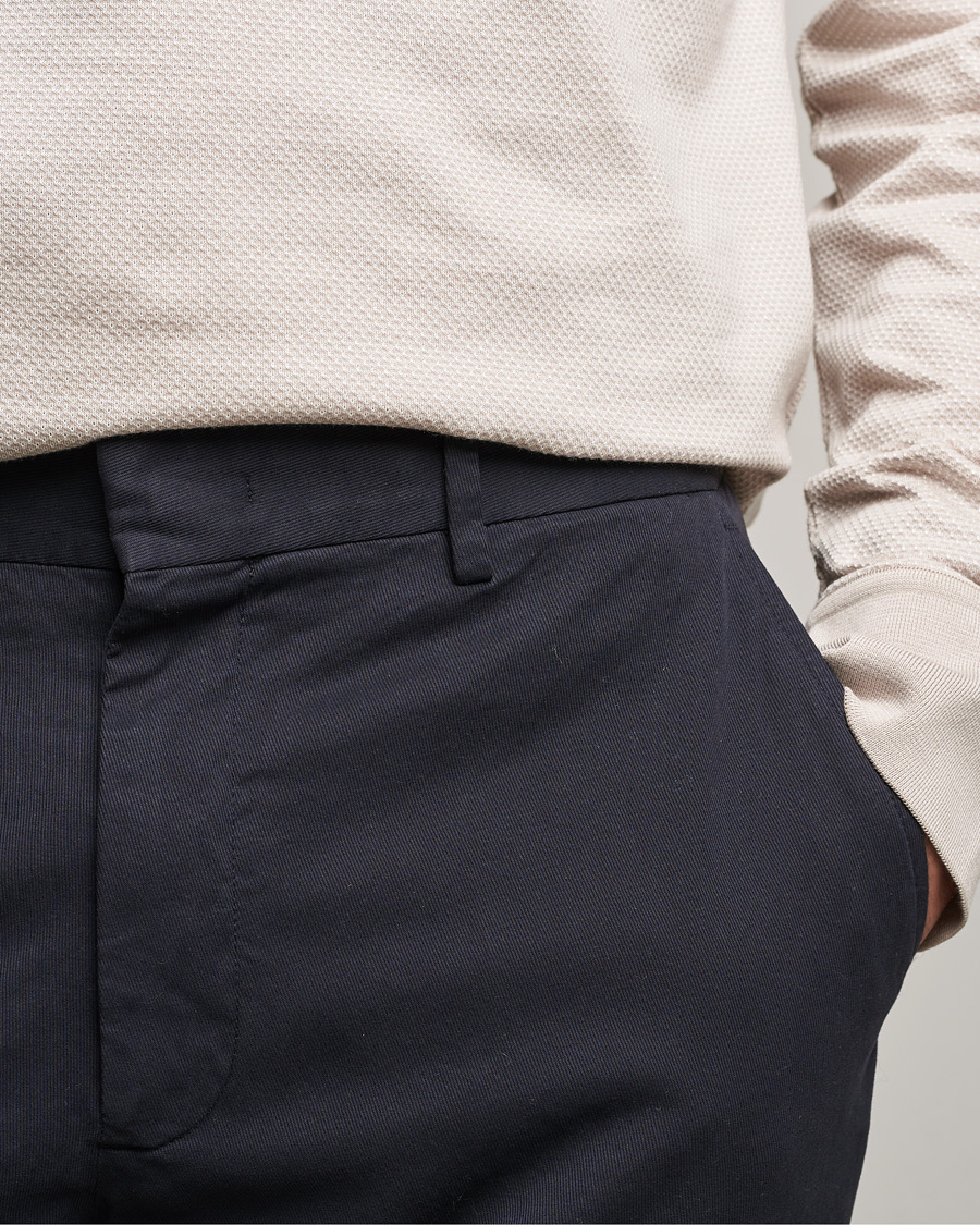 Herre | Bukser | Zegna | Premium Cotton Chinos Navy