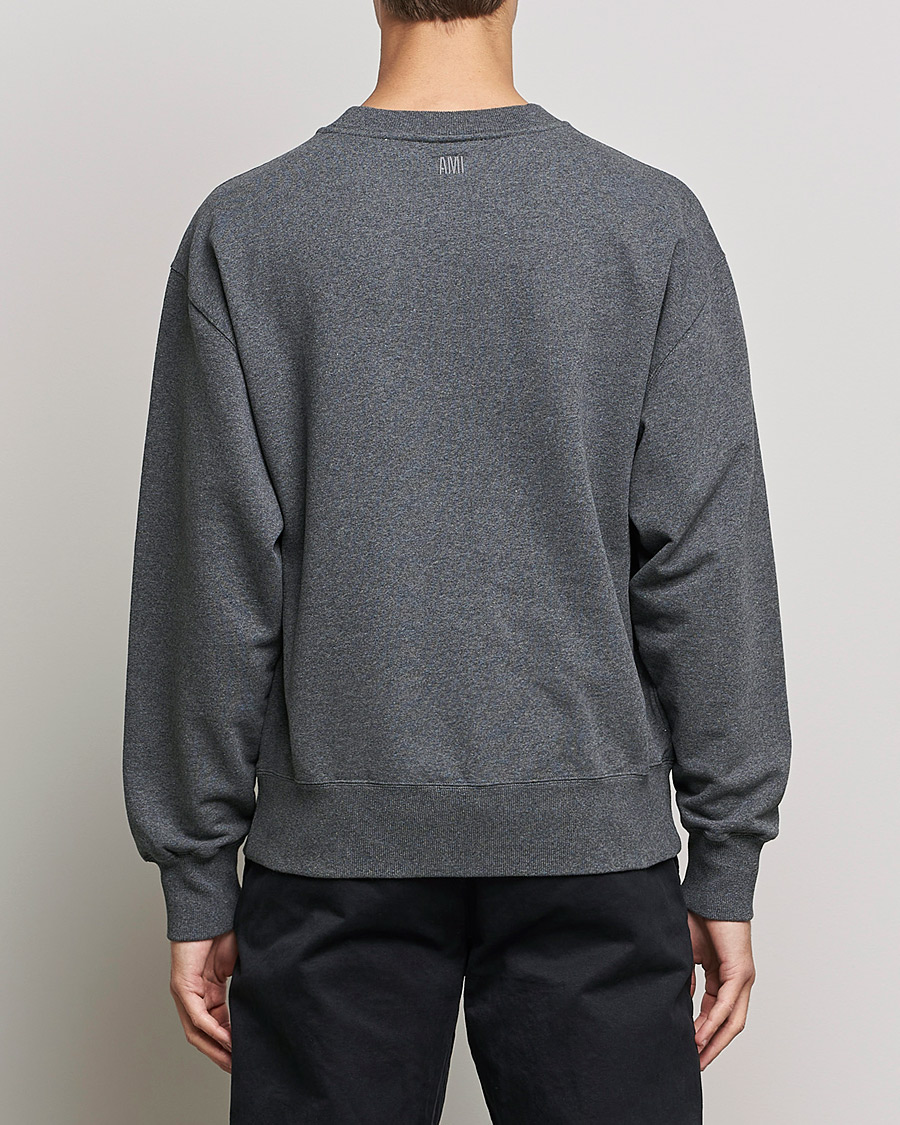 Herre | Gensere | AMI | France Patch Sweatshirt Heather Grey