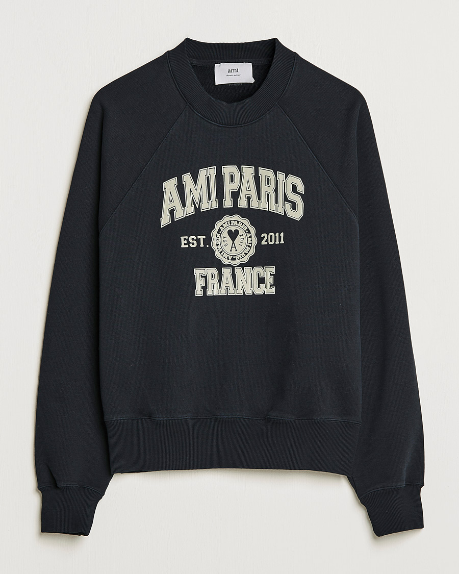 Herre | Gensere | AMI | Paris College Sweatshirt Black