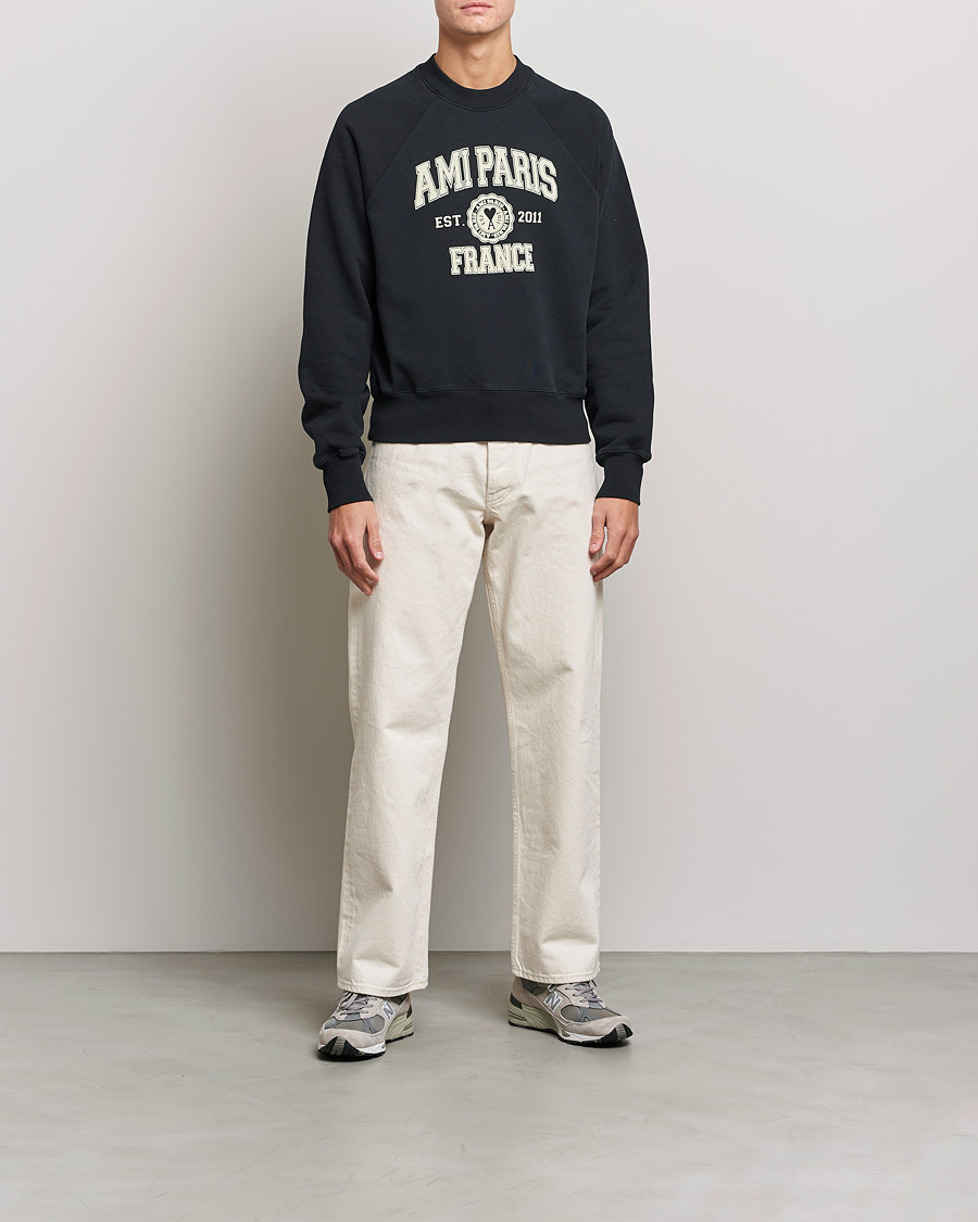 Herre | Gensere | AMI | Paris College Sweatshirt Black