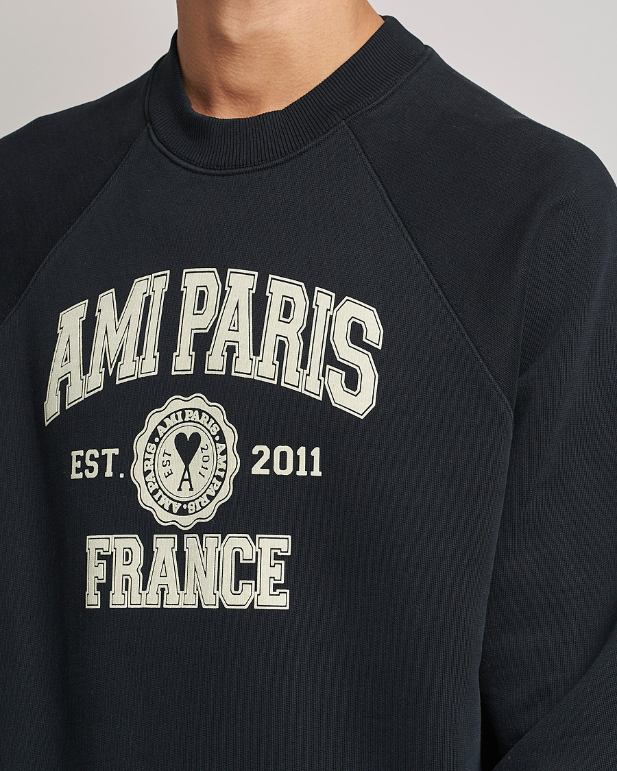 Herre | Gensere | AMI | Paris College Sweatshirt Black