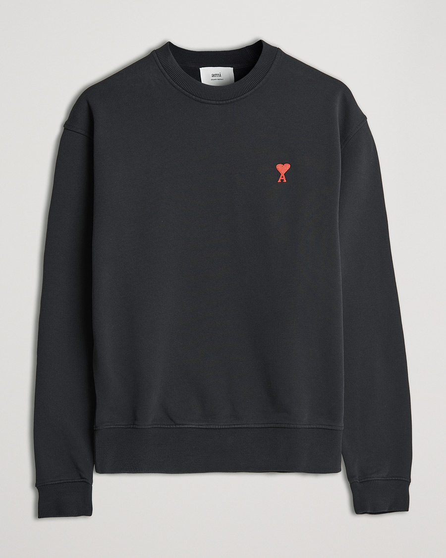 Herre | Gensere | AMI | Heart Logo Sweatshirt Black