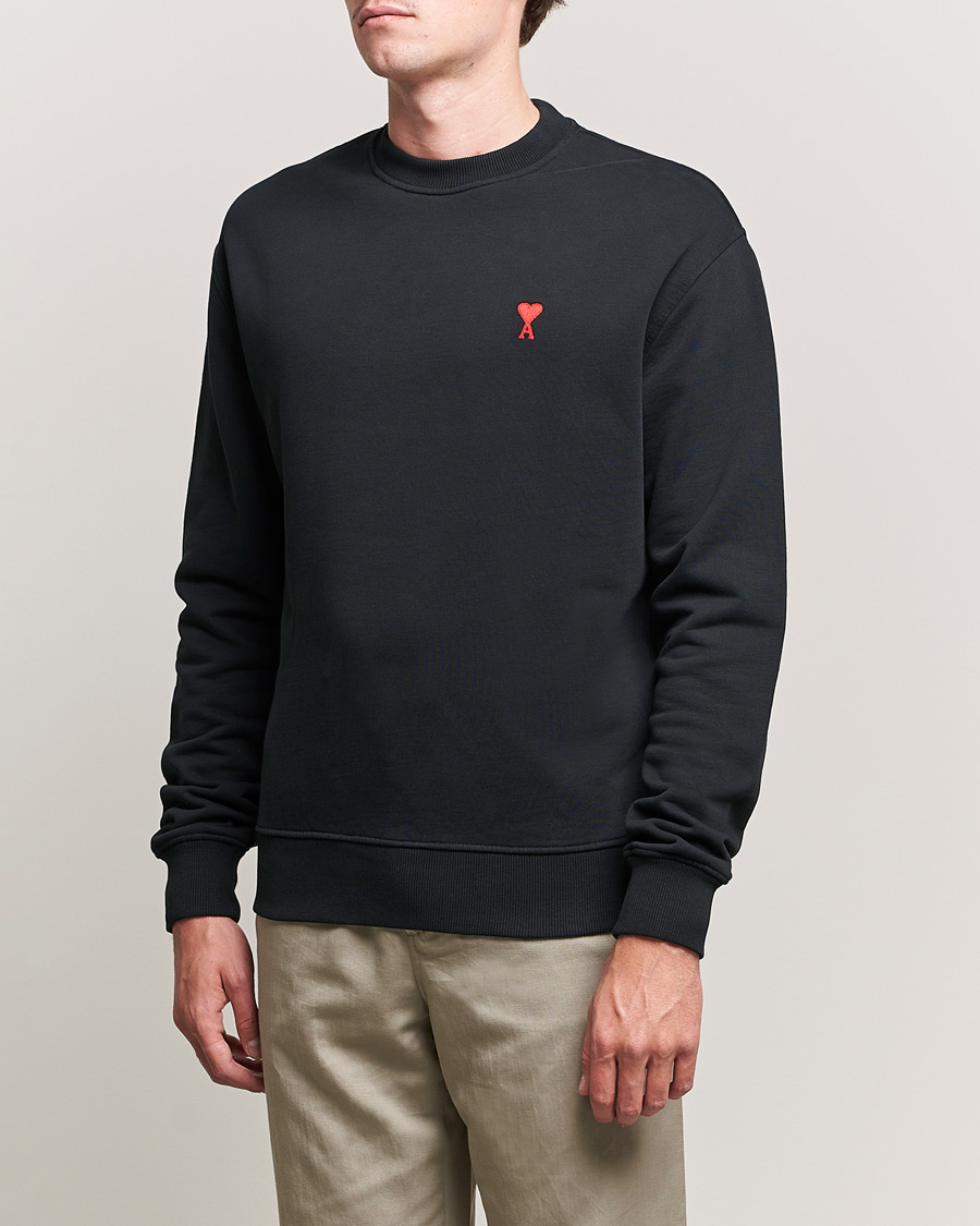 Herre | Gensere | AMI | Heart Logo Sweatshirt Black