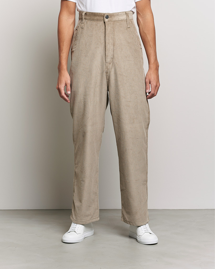 Herre | Bukser | AMI | Alex Corduroy Trousers Beige