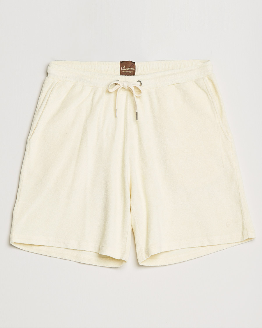 Herre | Shorts | Stenströms | Towelling Cotton Shorts Cream