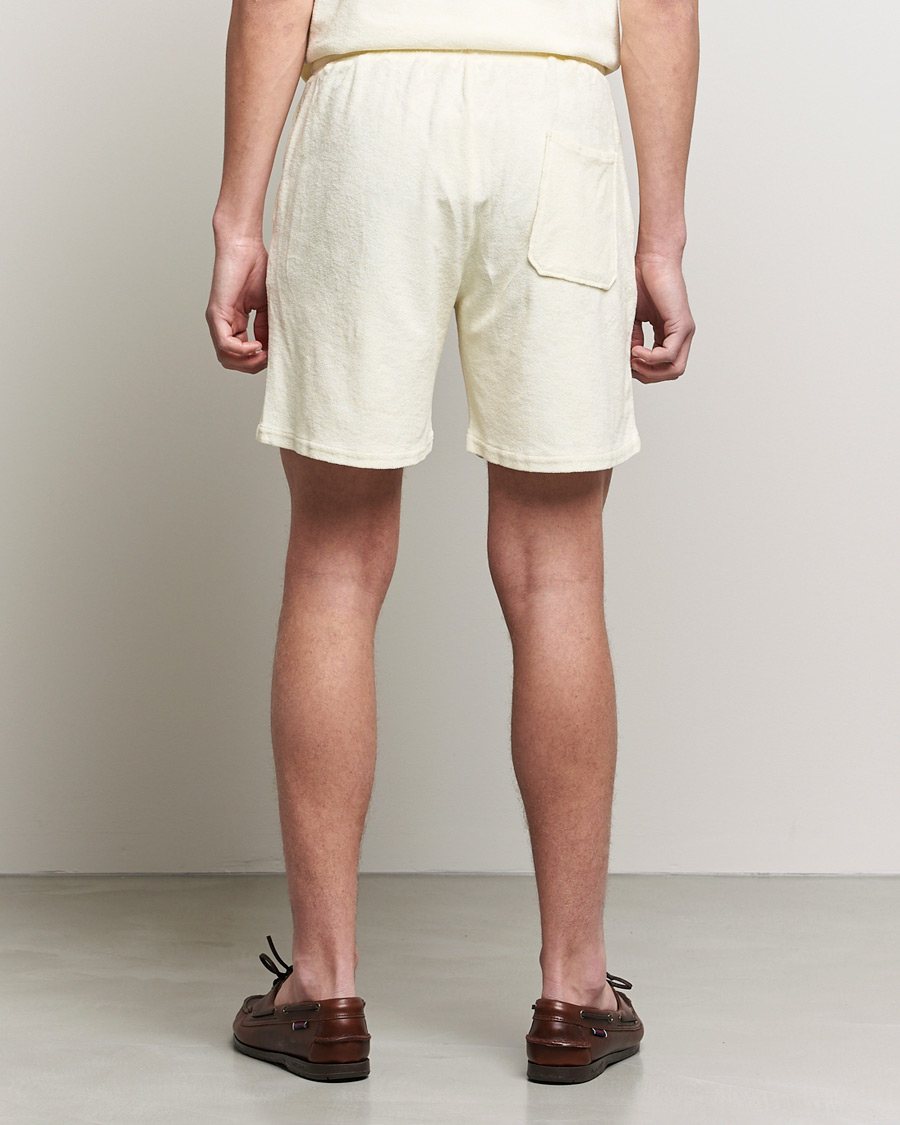 Herre | Shorts | Stenströms | Towelling Cotton Shorts Cream