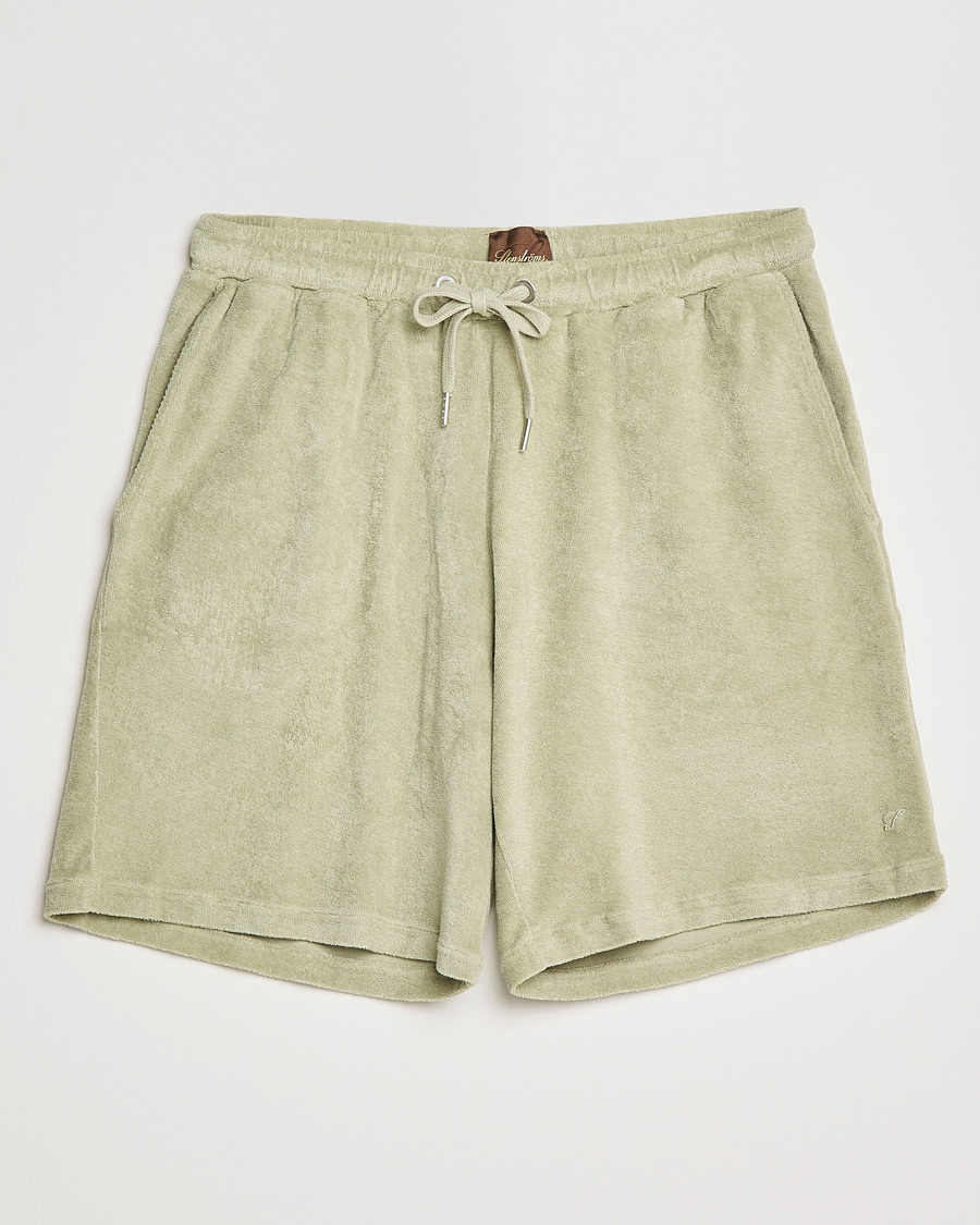 Herre | Shorts | Stenströms | Towelling Cotton Shorts Olive
